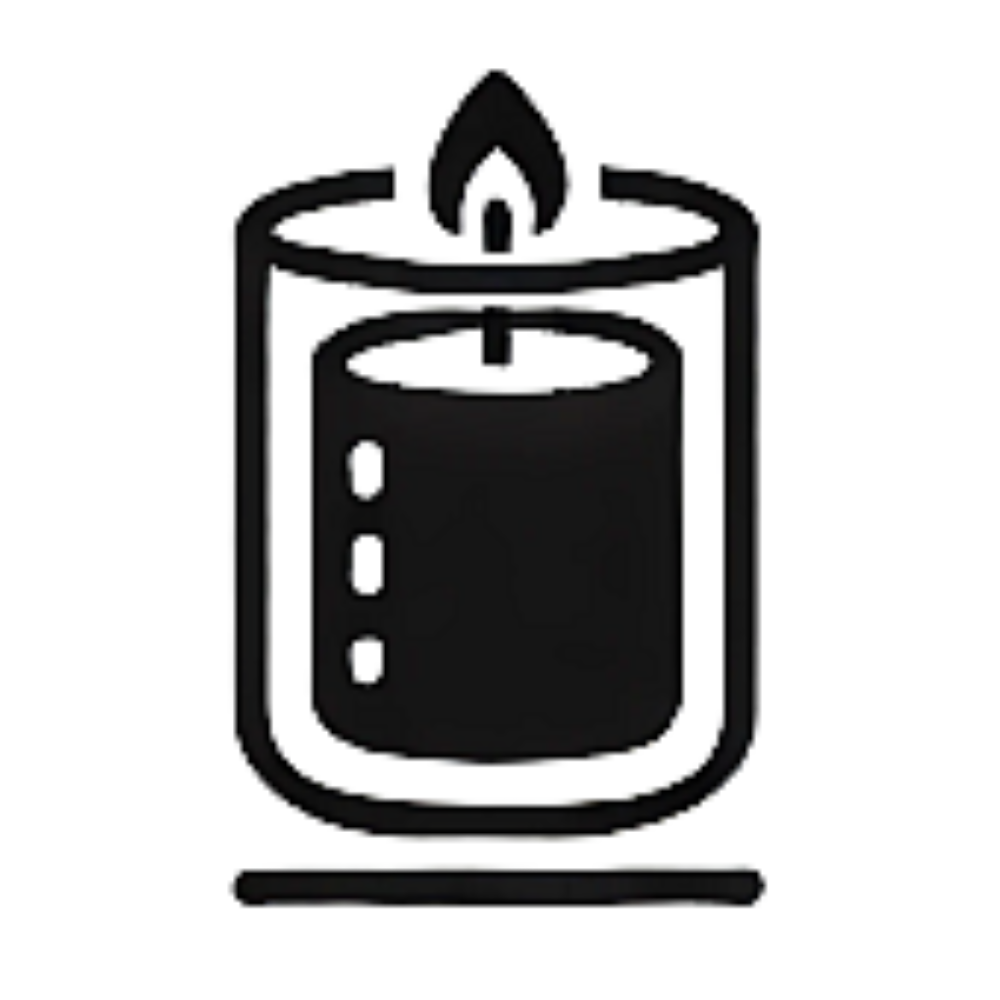 Vonné svíčky v betonu